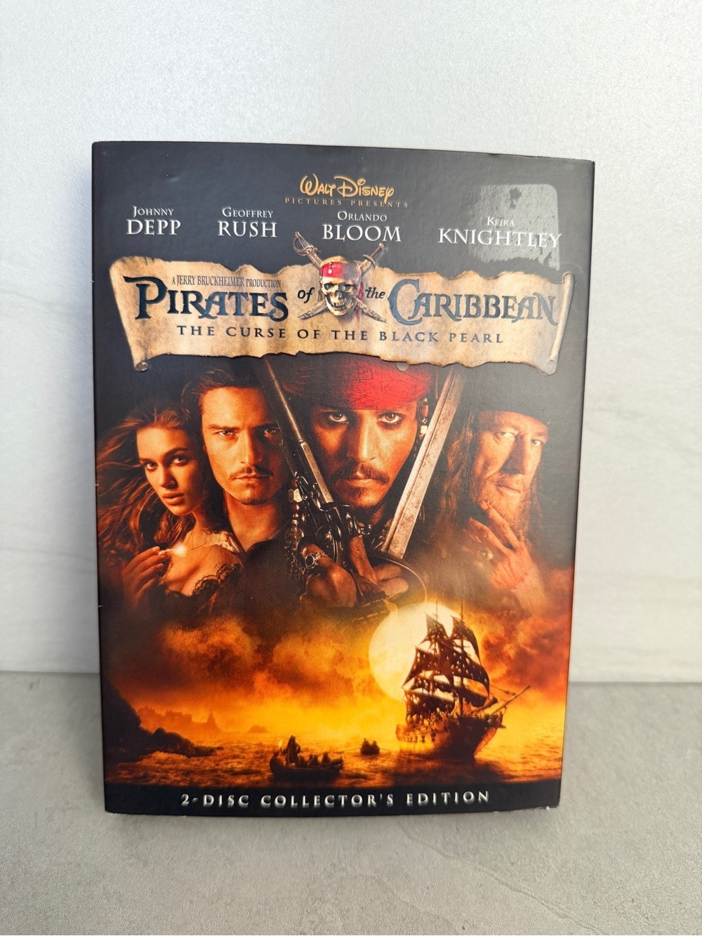 Pirates of the Caribbean: The Curse of the Black Pearl DVD 2 Disc Collectors EDT